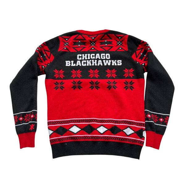 Chicago Blackhawks ugly christmas sweater - Picture 2 of 4